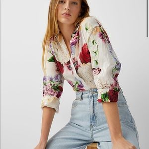 Equipment Silk Blouse Small